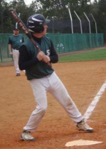 batting @ AAU close up